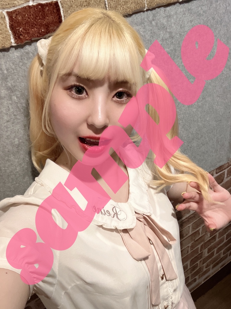 量産女子アップ 落書きブロマイド
