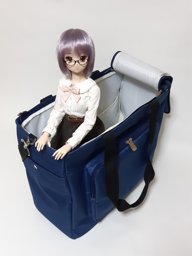 【最新モデル(即納)】ドール専用『一緒におでかけバッグ Ver.3』(カラー:ネイビー)