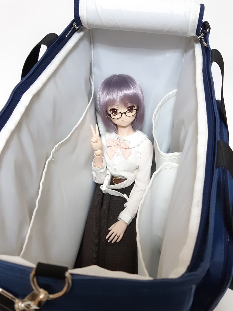 【最新モデル(即納)】ドール専用『一緒におでかけバッグ Ver.3』(カラー:ネイビー)