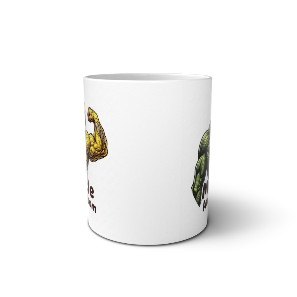 マッスルアニマル(カメ・トリ)マグカップ