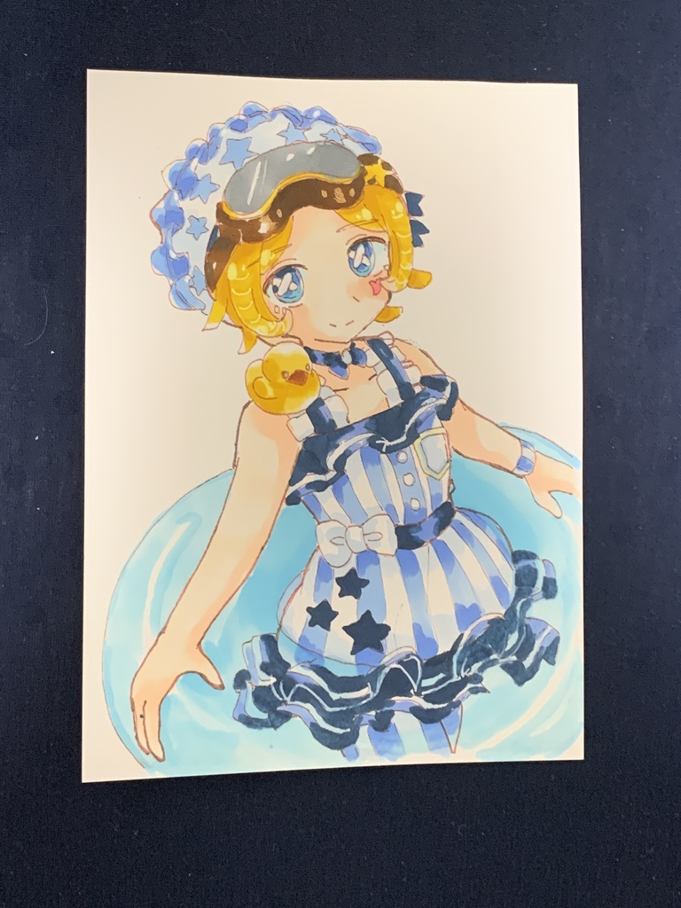 機械技師 泳ぎ直し A5イラスト ぽにぽに工房 Booth