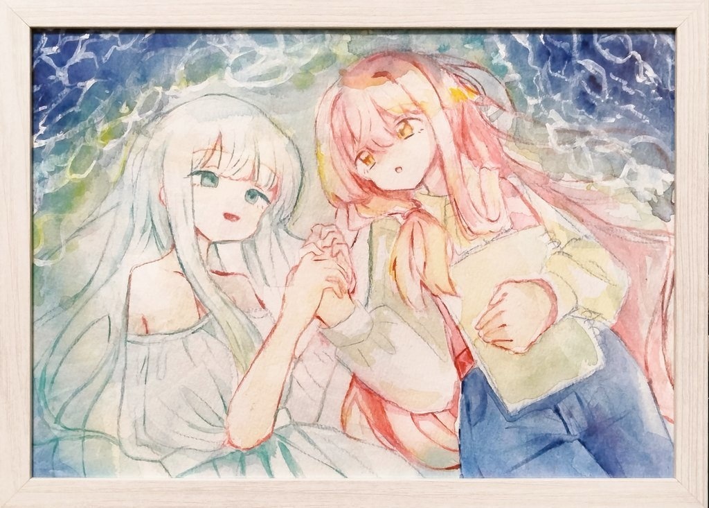 リクエスト透明水彩イラスト