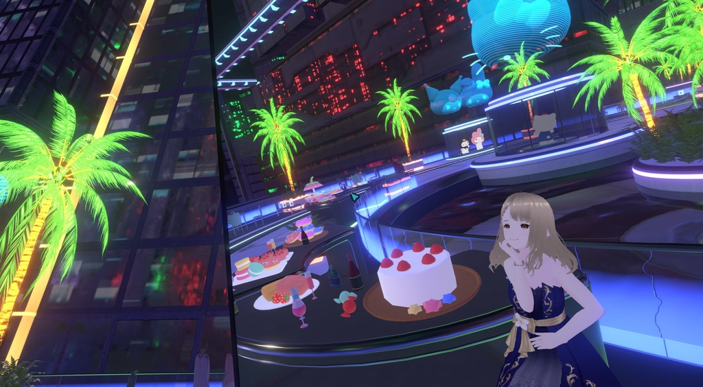 Starry Night|⭐Excellentランク【軽量】【VRChat アバター】