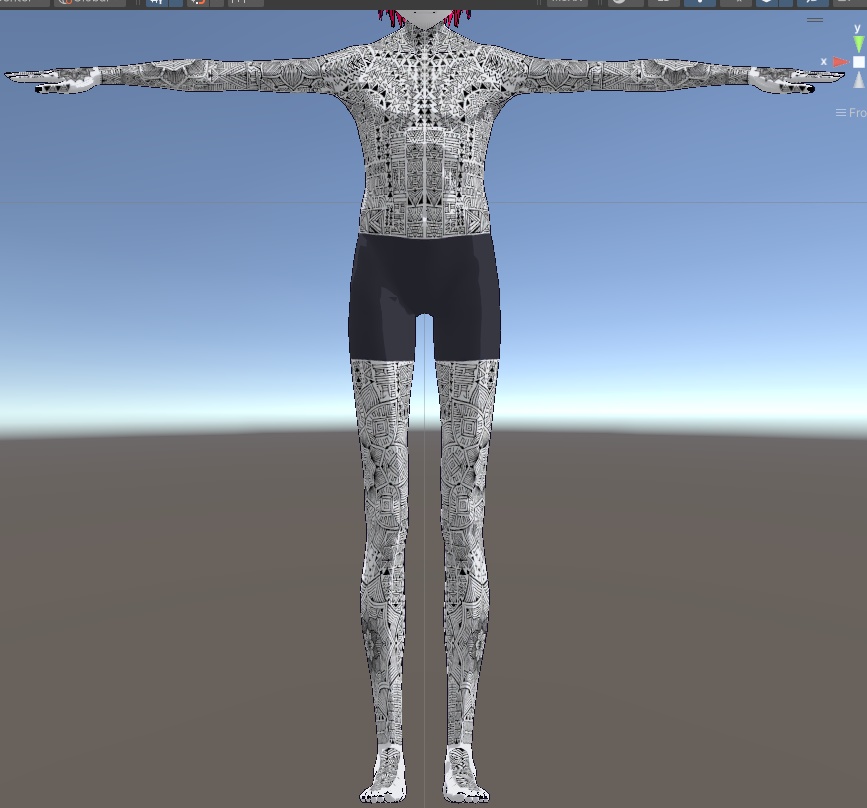 【+Head / Plus Head対応】刺青/タトゥー/Tattoo テクスチャ