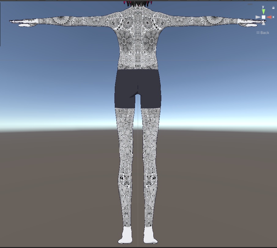 【+Head / Plus Head対応】刺青/タトゥー/Tattoo テクスチャ