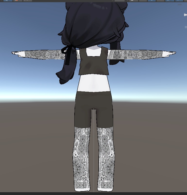 【まめふれんず/まめひなた対応】刺青 タトゥー Tattoo テクスチャ