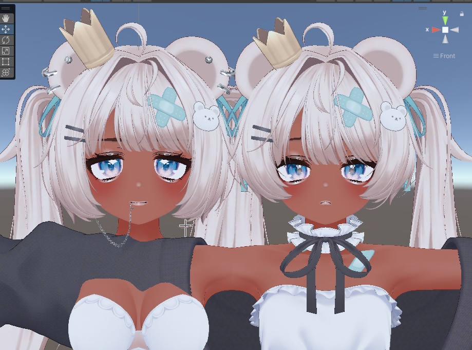 【ミルフィ/Milfy対応】黒ギャルメイクテクスチャ