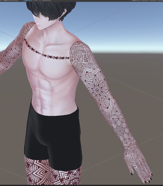 【獏/Baku対応】タトゥーテクスチャ