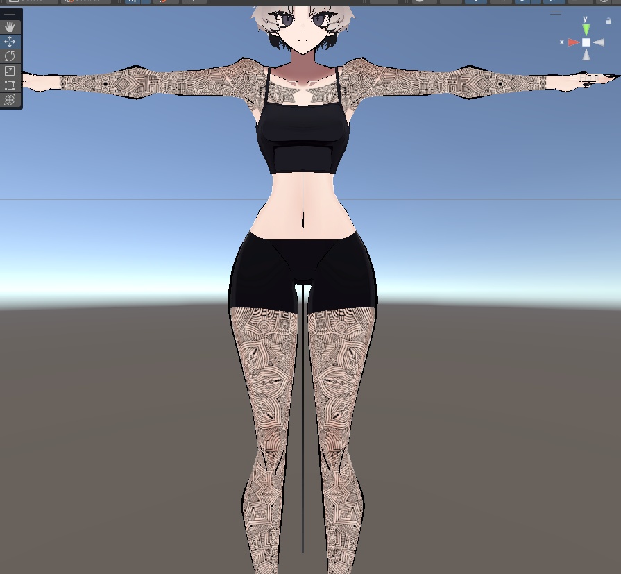 【SIUSIU/シウシウ対応】タトゥーテクスチャ