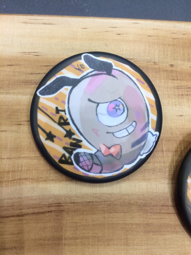 アキモンハロウィン缶バッチ