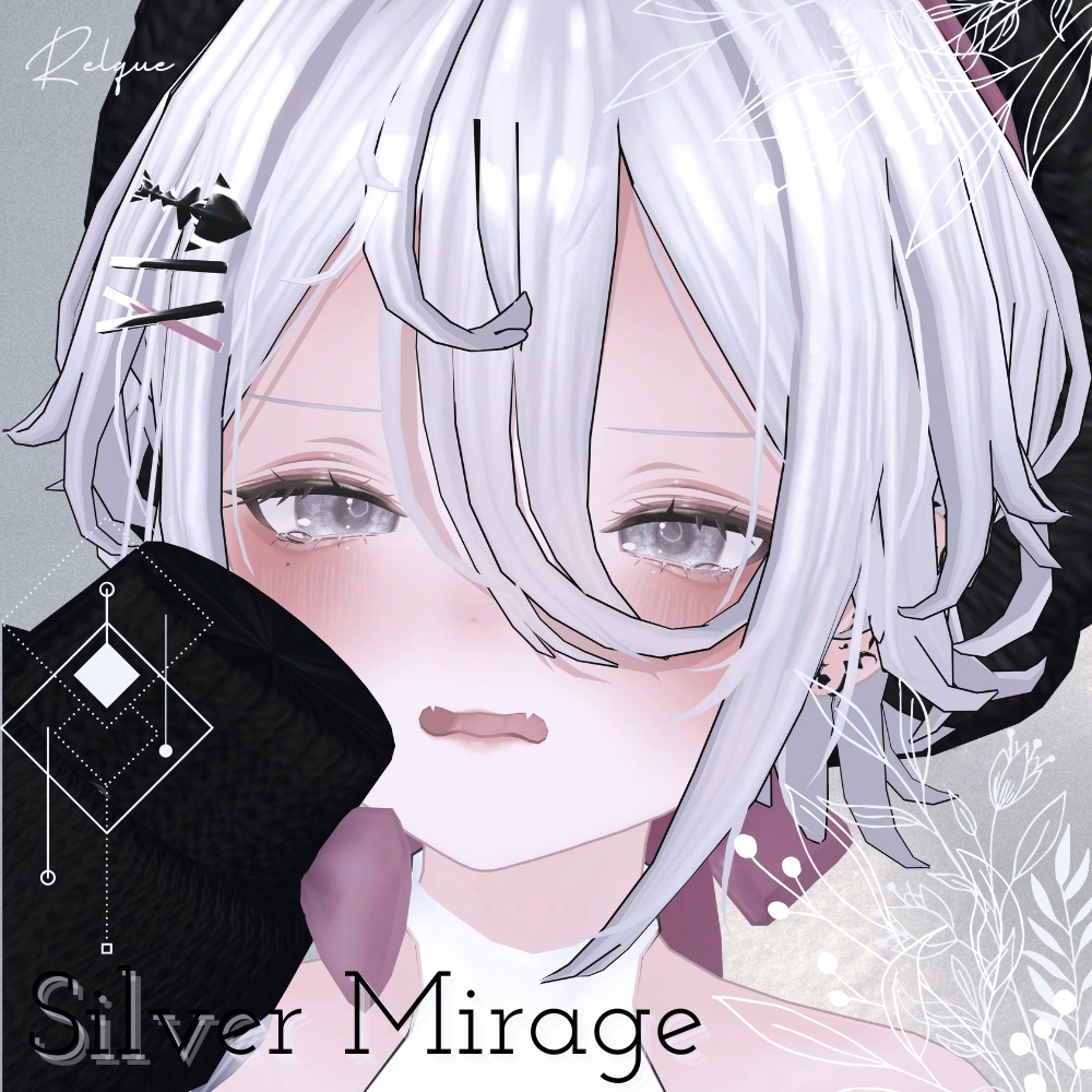 【12アバター対応】Silver Mirage eye texture ♦