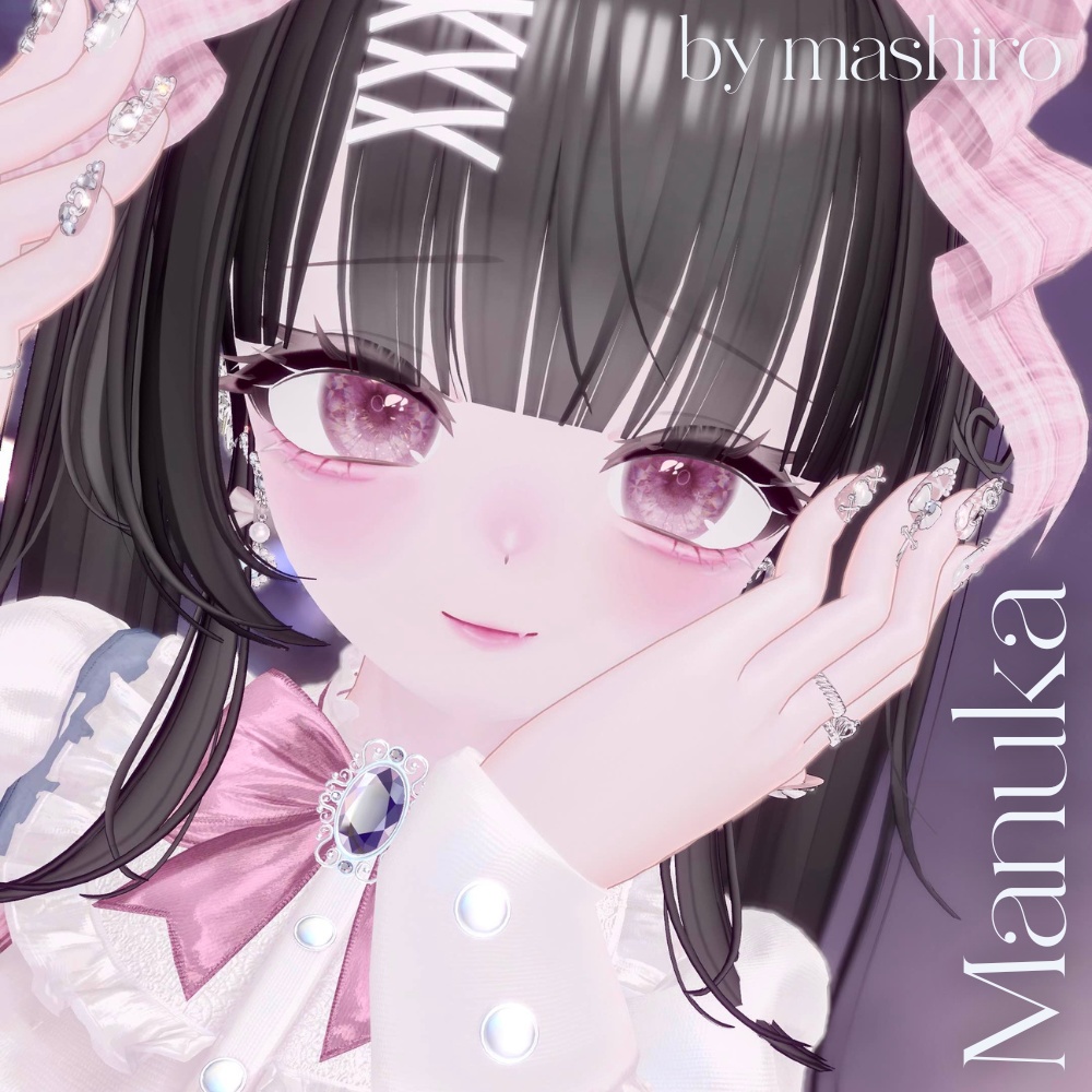 【12アバター対応】Silver Mirage eye texture ♦