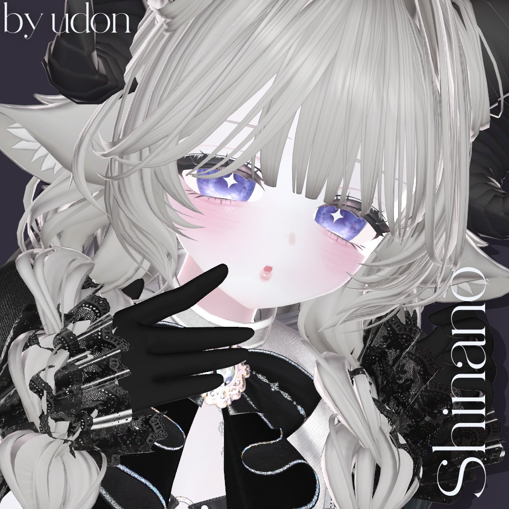 【12アバター対応】Silver Mirage eye texture ♦