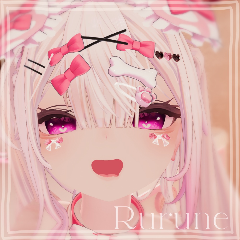 【12アバター対応】 ♥Fondant Love♥ Valentine eye texture