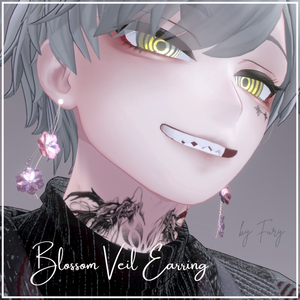 ♡ Blossom Veil Earring ♡