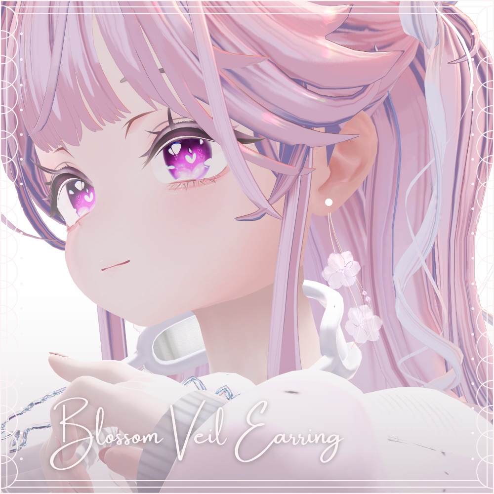 ♡ Blossom Veil Earring ♡