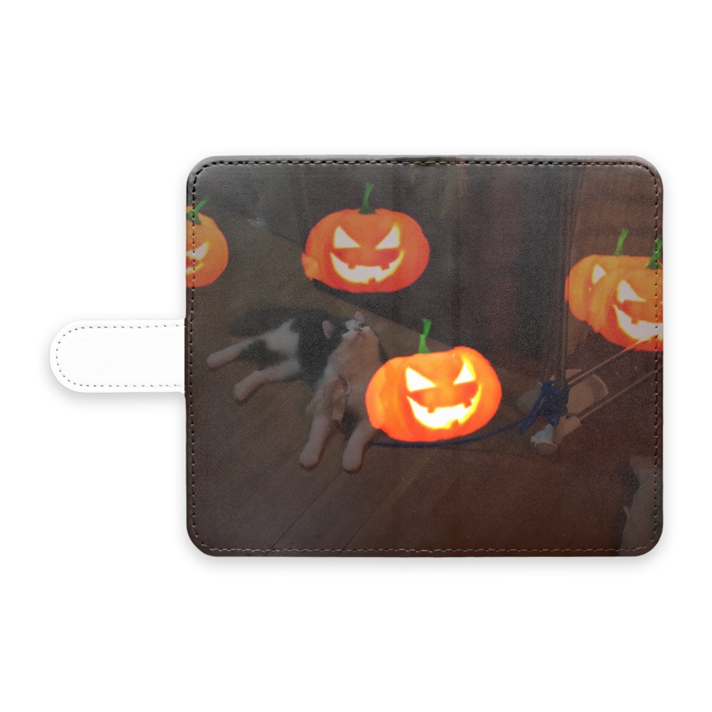ハロウィンライブ2021猫てっちゃんAndroidケース