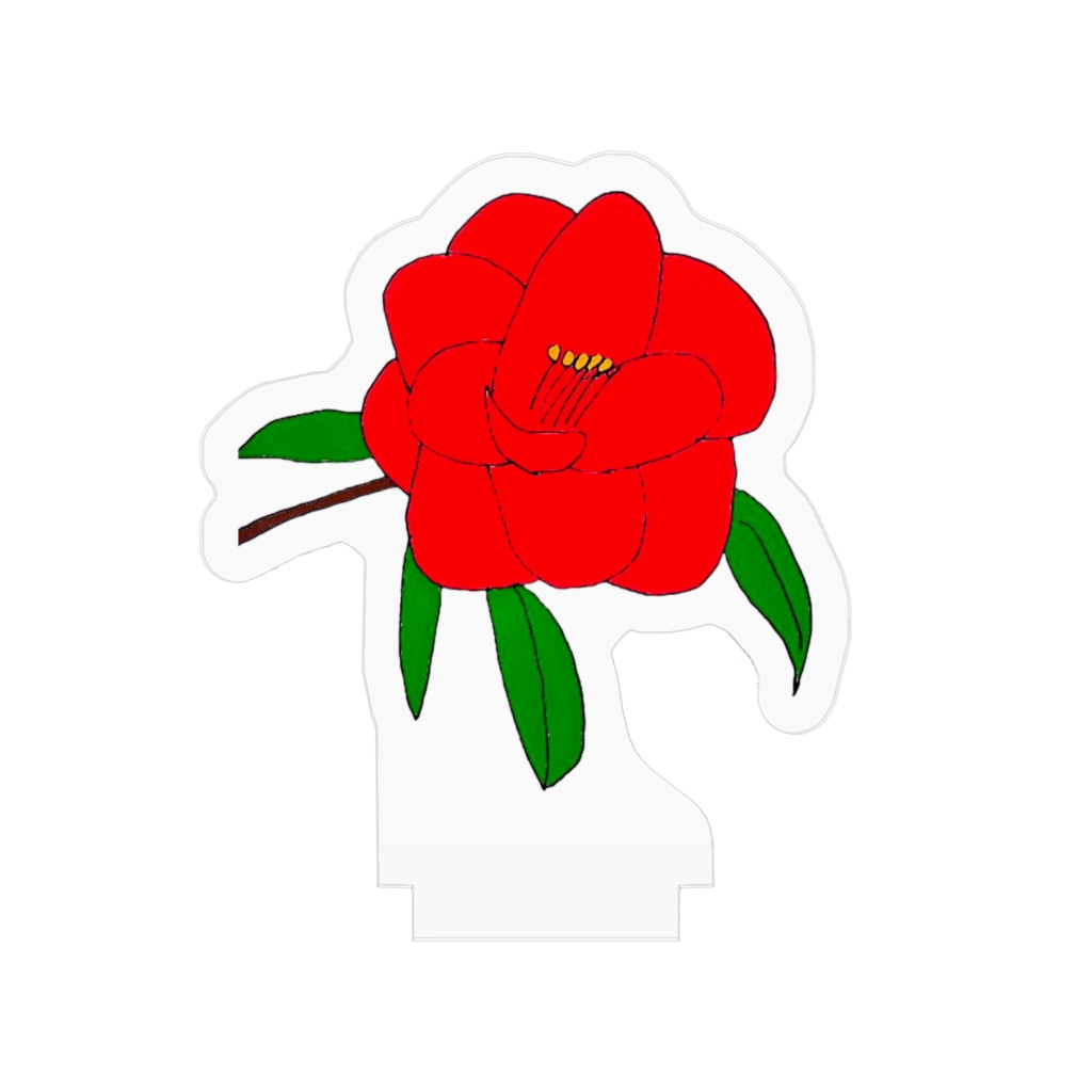 ツバキ 椿 アクリルフィギュア