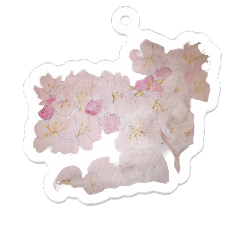 桜　アクリルキーホルダー