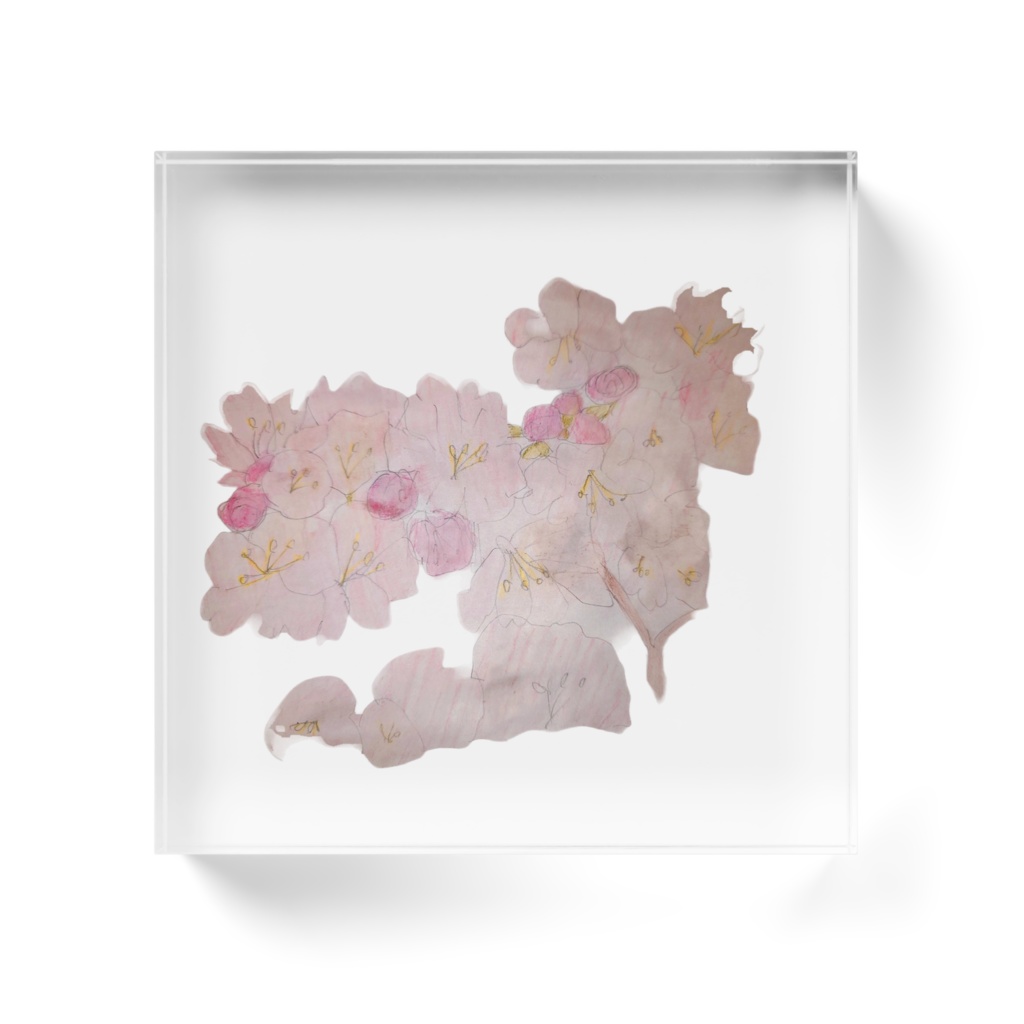 桜🌸 アクリルブロック