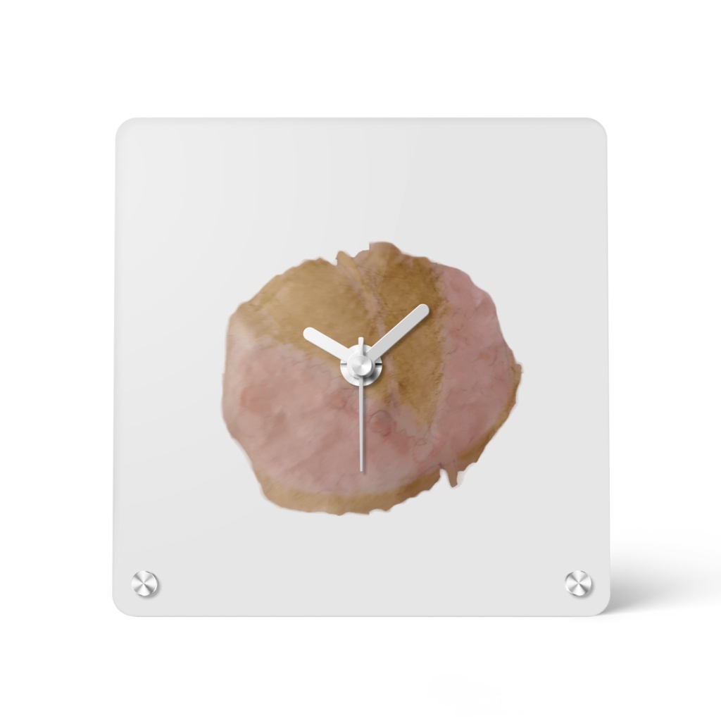 桜餅　アクリル時計