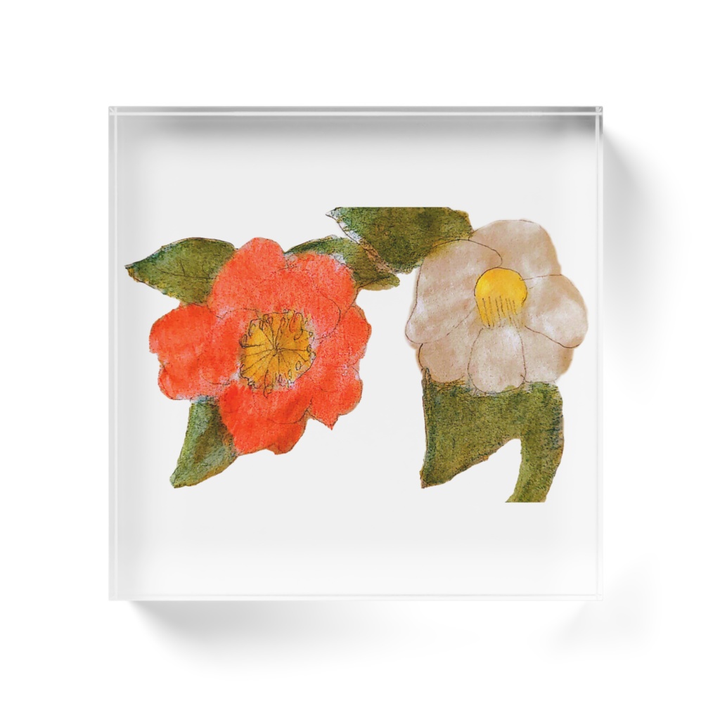 さざんか アクリルブロック