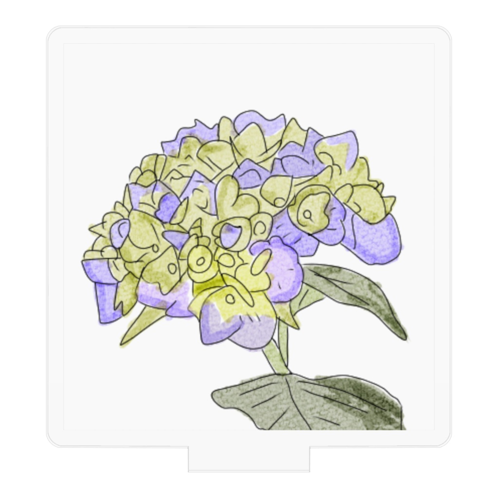 紫陽花 アクリルフィギュア