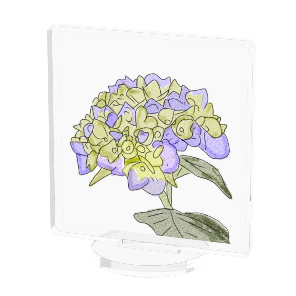 紫陽花　アクリルフィギュア