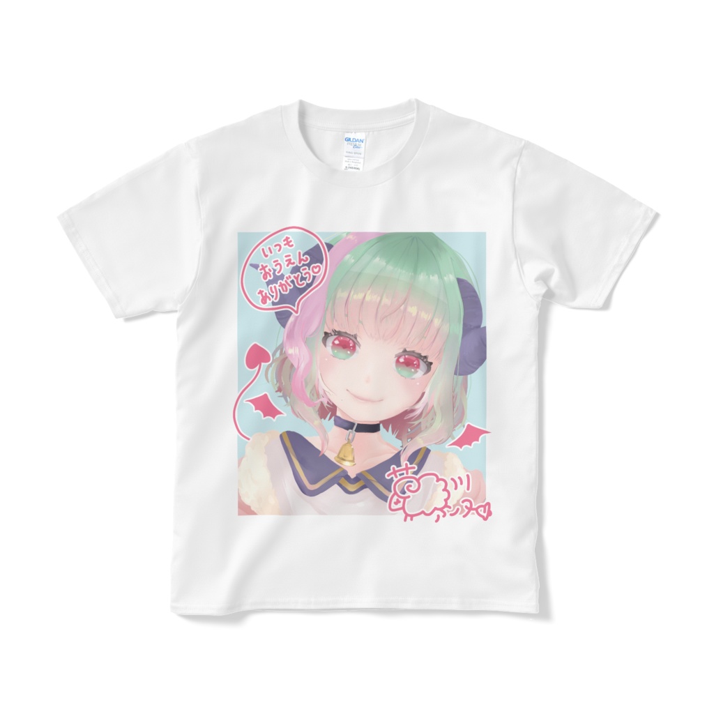 いつもありがとう♡チェキ風Tシャツ