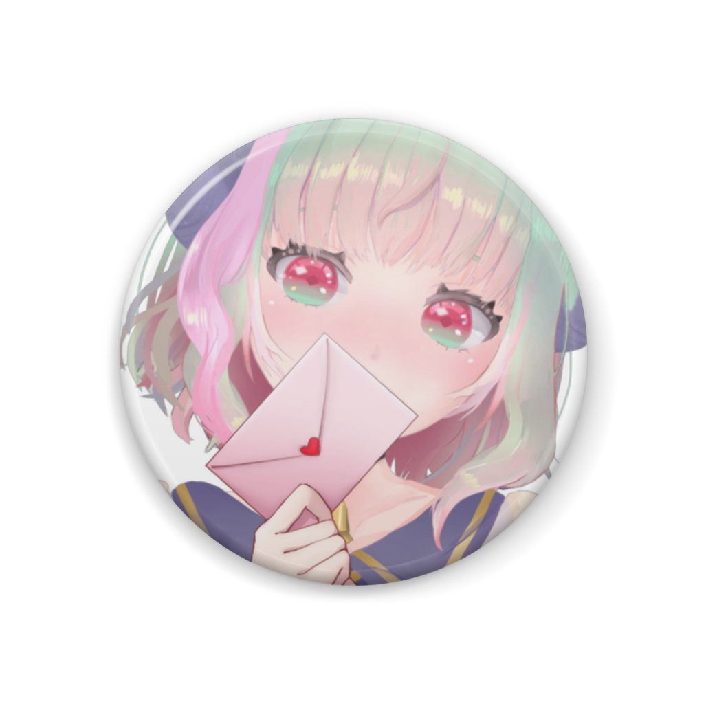 思い出コレクション缶バッチ【ラブレター】