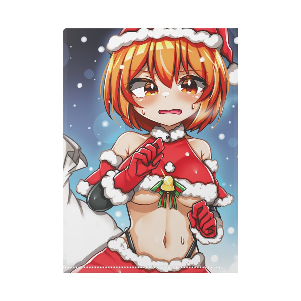 うちの子クリスマスクリアファイル【表面:テスカ 裏面:リエル】