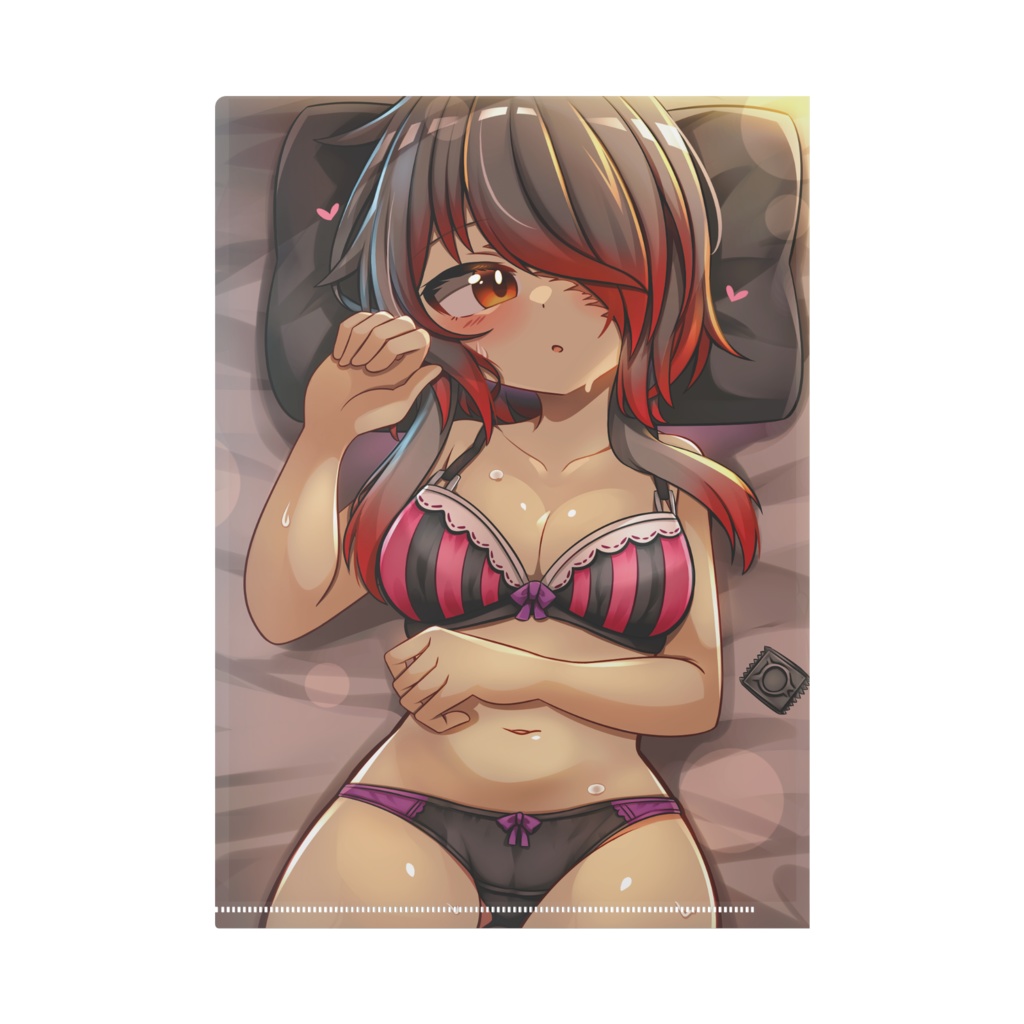 うちの子クリアファイル【表面:サリシア 裏面:下着姿センシア】