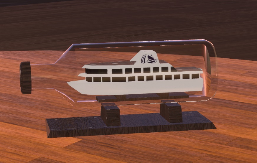 【VRChat用】ボトルシップ