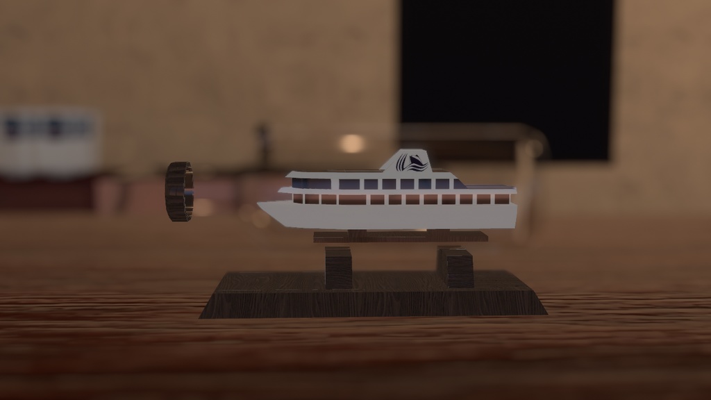 【VRChat用】ボトルシップ