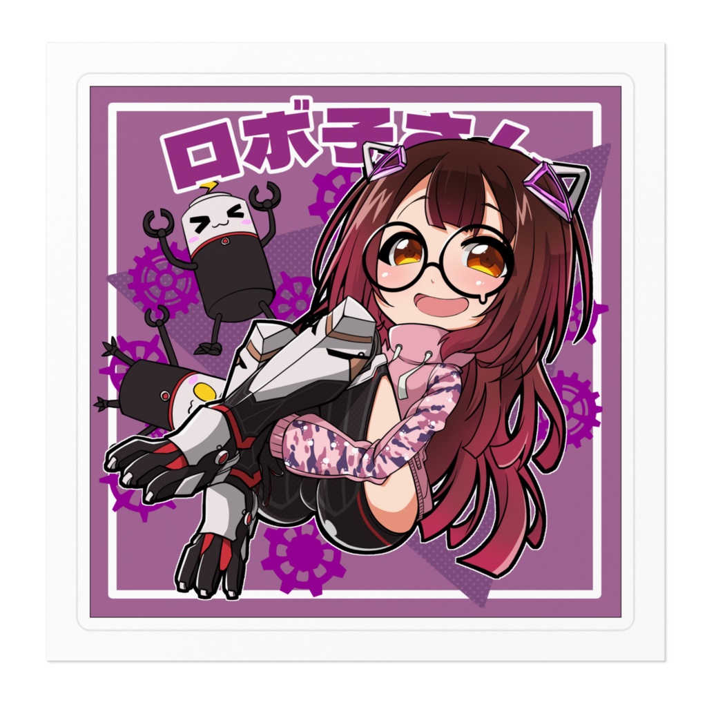 【非公式】ロボ子さんステッカー