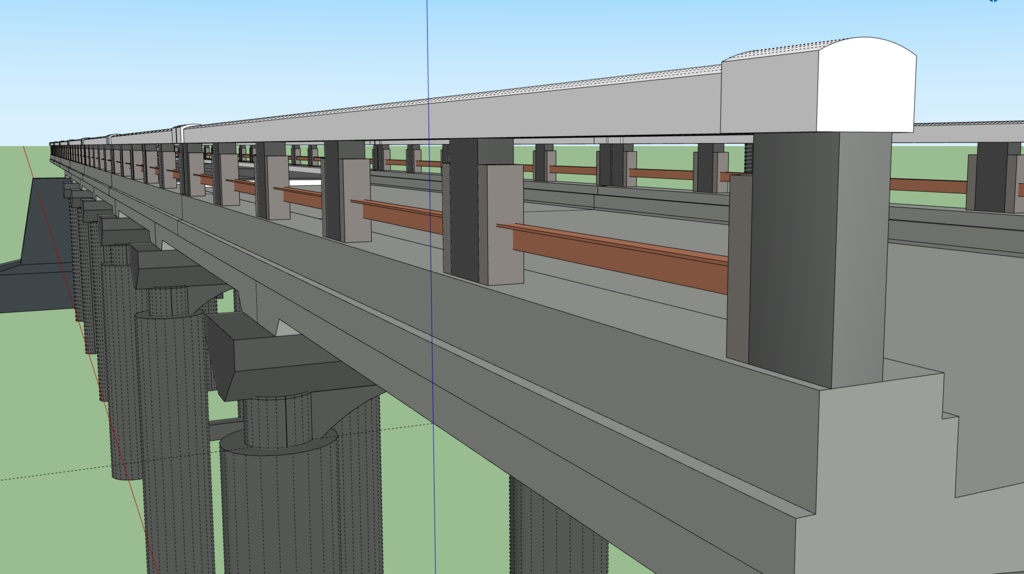 福雷橋(SketchUpモデル)|昭和初期竣工 橋梁3D再現