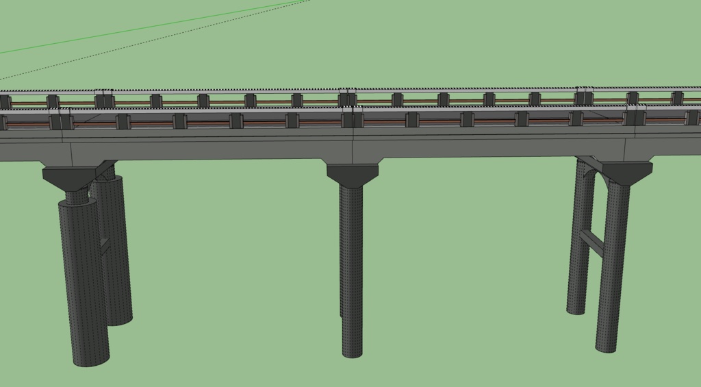 福雷橋(SketchUpモデル)|昭和初期竣工 橋梁3D再現
