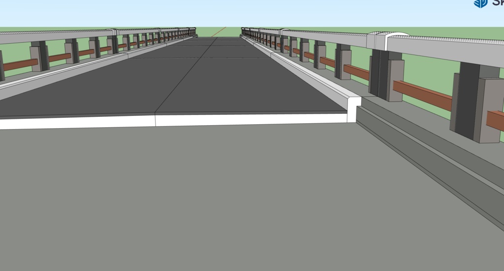 福雷橋(SketchUpモデル)|昭和初期竣工 橋梁3D再現