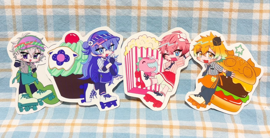 【非公式】バイト組 クリアステッカー