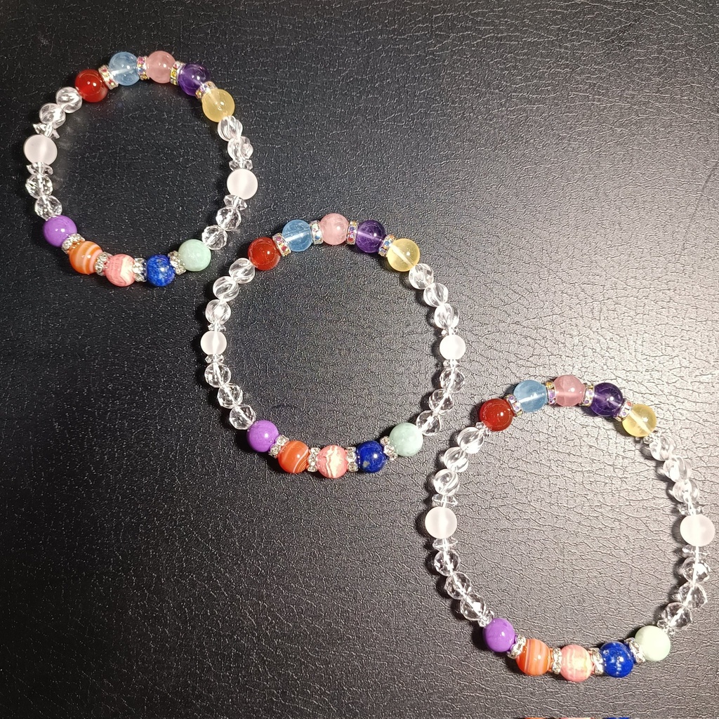 天然石ブレスレット 見滝原組&みかづき荘キャラモチーフ