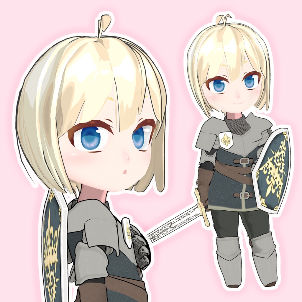 ナイトちゃん - Knight chan!  (3Dキャラクター)