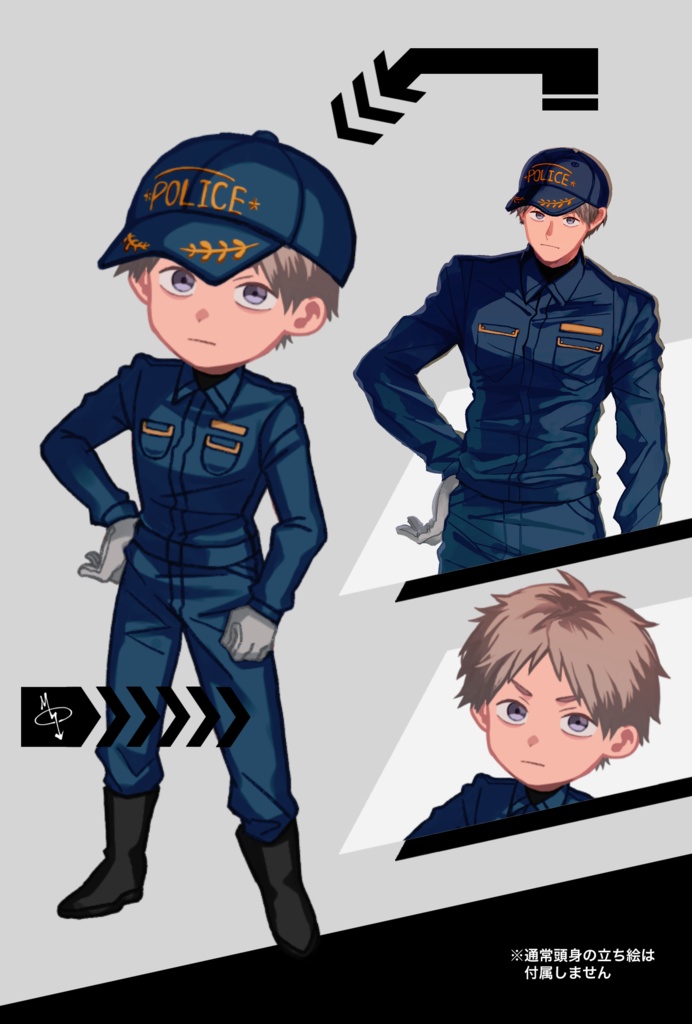 ミニキャラ立ち絵_No.01&02(無料)