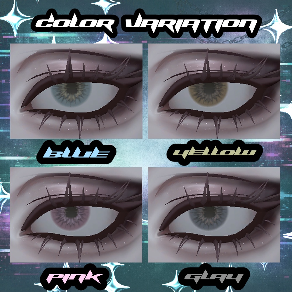 Velnica - ヴェルニカ 専用 / カットクリースメイク&ハーフアイ テクスチャセット