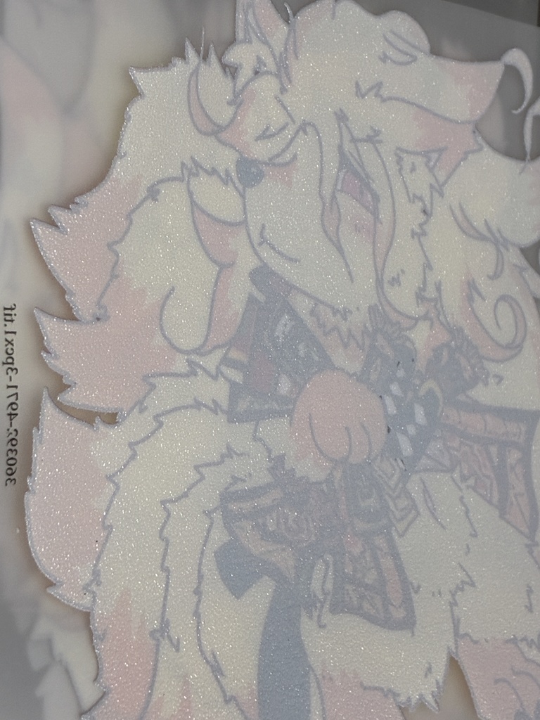 夢まろうこん^^ღ アイロン転写ポリウレタン厚め素材 布用(化繊可能)シート