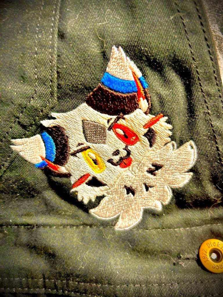 割引あり ケモノ着ぐるみオリジナル刺繍コスチューム完成工程③