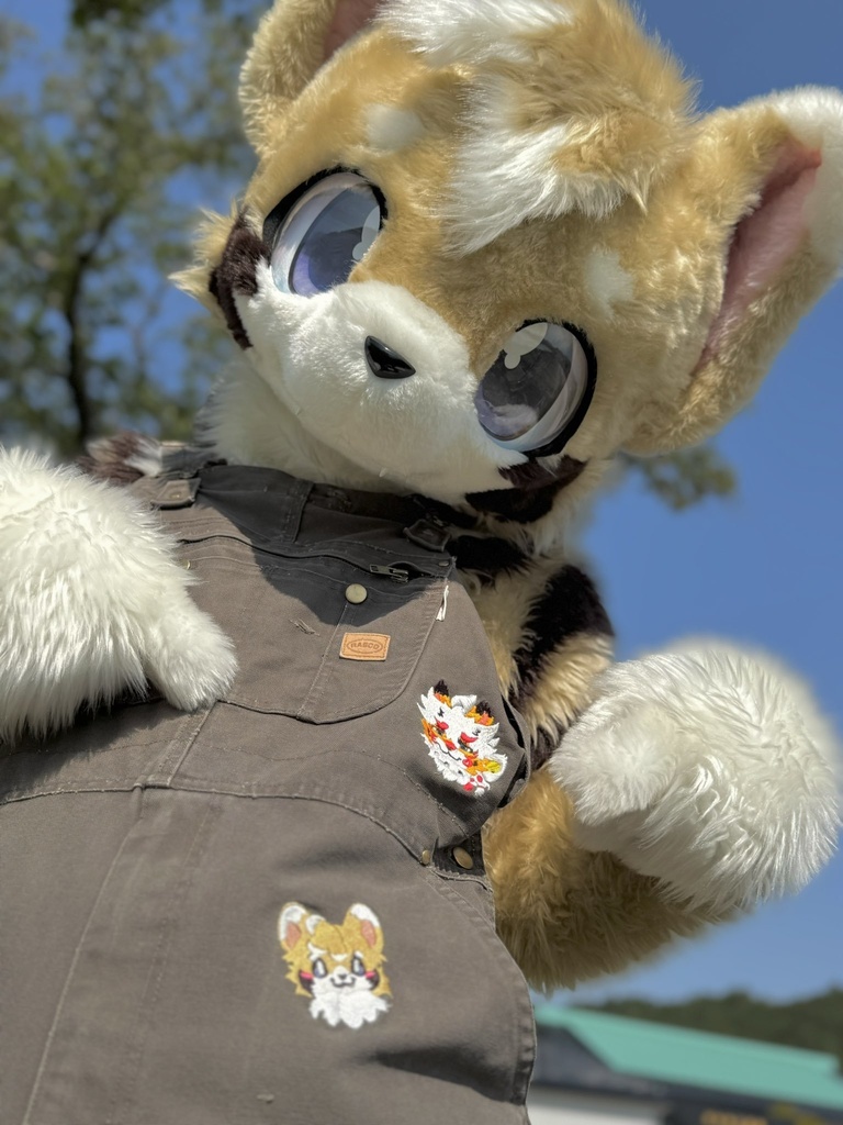 割引あり ケモノ着ぐるみオリジナル刺繍コスチューム完成工程③