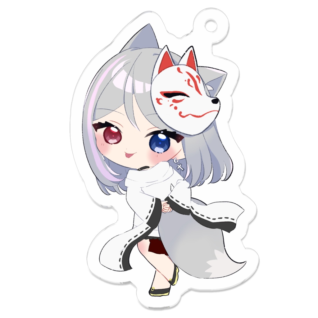 あっかんべーキーホルダー