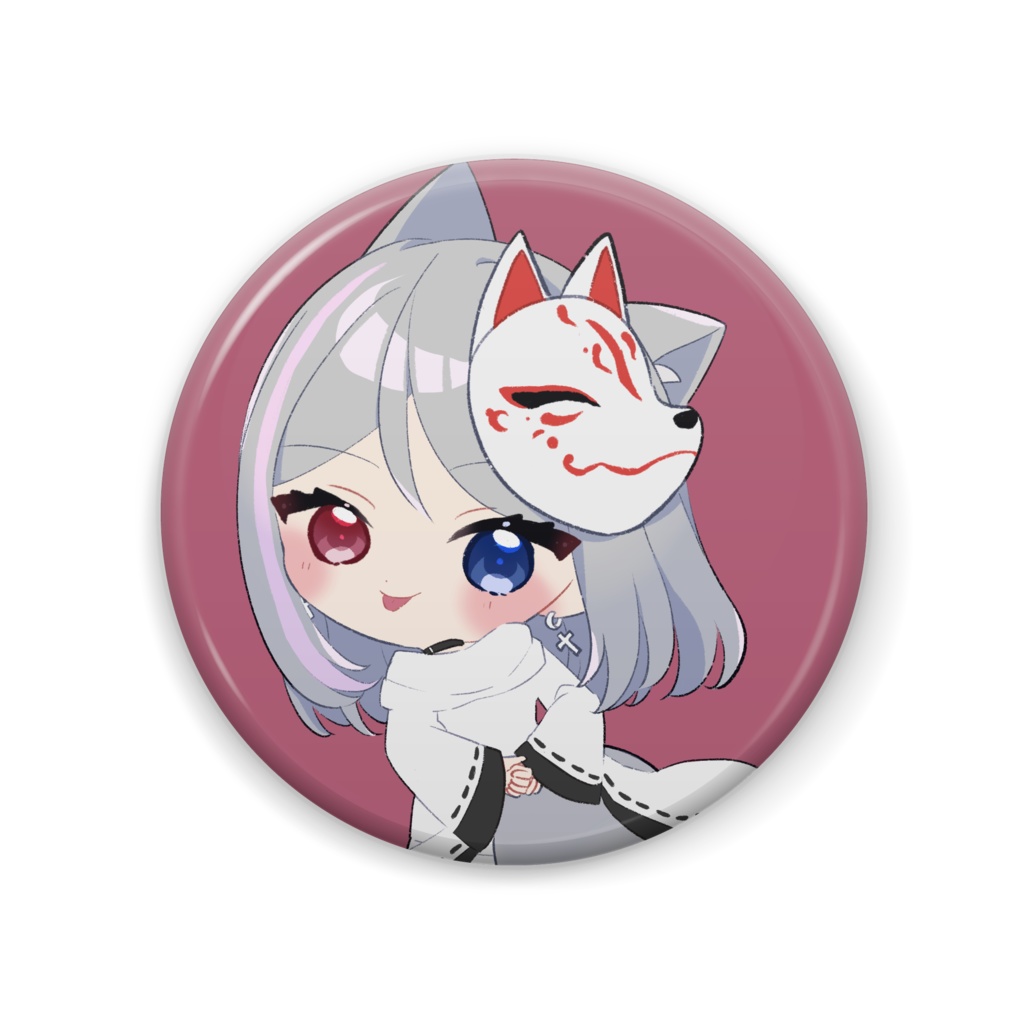 あっかんべー缶バッチ