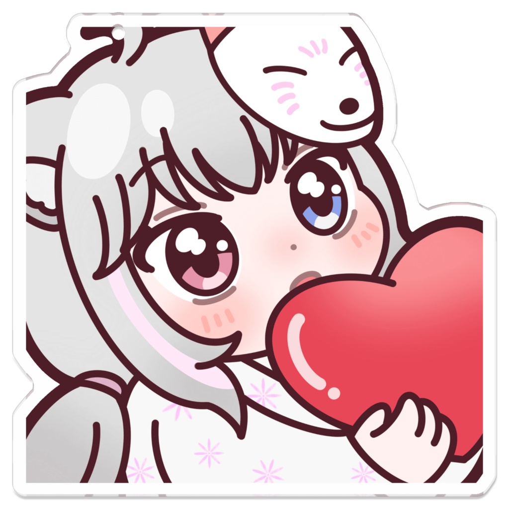 きゅんきゅんもかちゃんキーホルダー