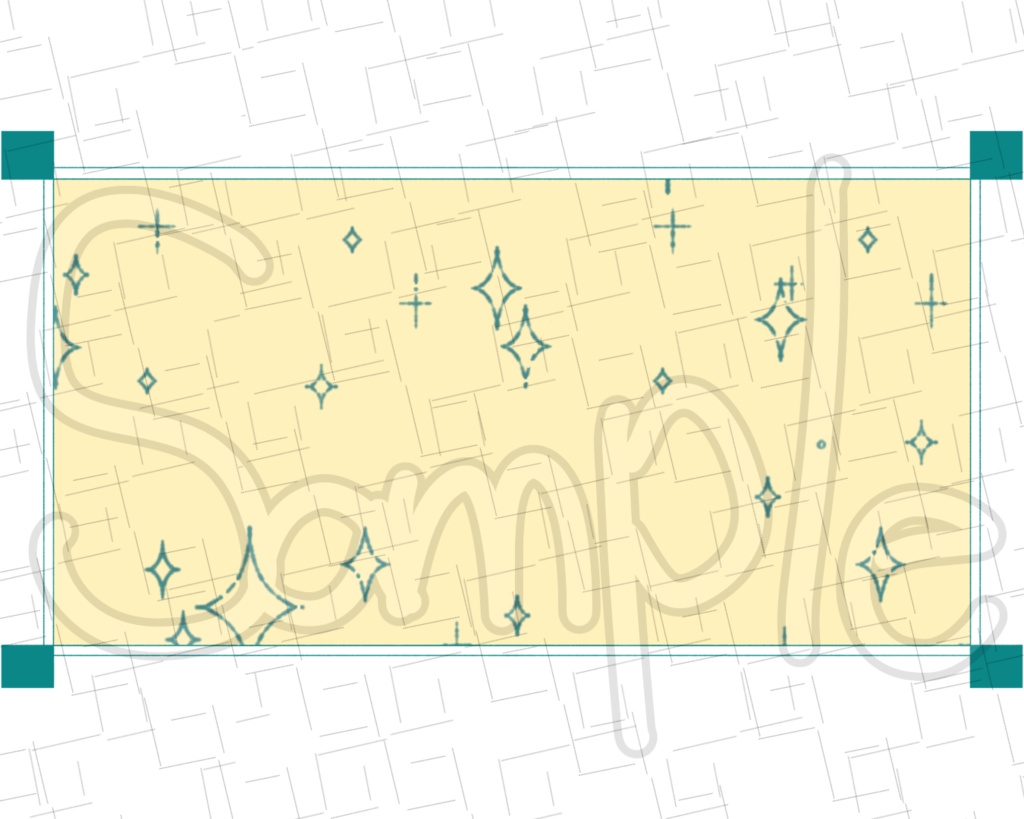 【6/30まで無料】キラキラ可愛いポップな背景素材【6色】